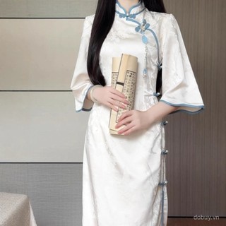 Vintage Áo Thun Thổ Cẩm Jacquard Mát Mẻ, Phong Cách Hiện Đại, Phù Hợp Hàng Ngày