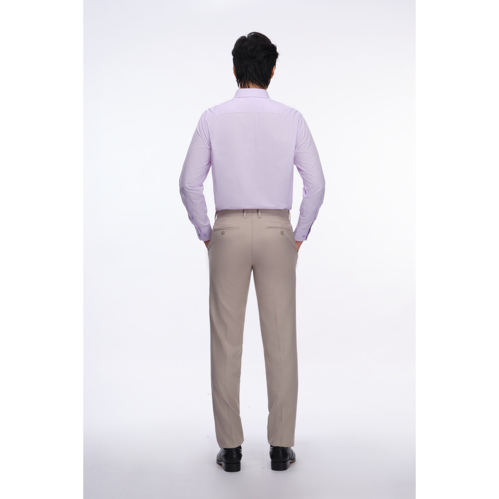 Áo sơ mi tay dài vạt tròn VIETTIEN vải Bamboo form REGULAR VT00000458