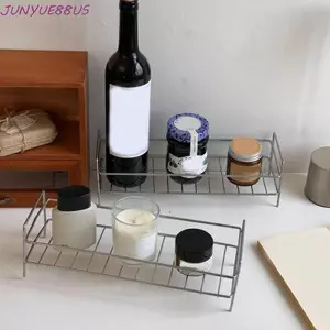 Giá đựng đồ bằng thép không gỉ JUNYUE88US, Giá đựng mỹ phẩm dung lượng lớn hai lớp, Tủ đựng đồ trang điểm tiết kiệm không gian hiện đại chống nước thực tế