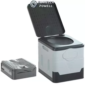 Nhà vệ sinh di động FANIELLAPOWELL, gọn gàng có nắp gập, hỗ trợ bền bỉ 150kg Cắm trại vệ sinh cắm trại