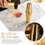 Bộ bình lắc Cocktail 2 mảnh FANIELLAPOWELL, Bộ bình lắc thanh thiết kế đơn giản bằng thép không gỉ 304, Bình lắc bằng thép không gỉ thực tế cho người pha chế