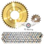 Bộ nhông sên đĩa NSD xích sên TAIMAHA thái lan win100 (428H 14-40-108L)