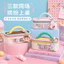Hộp đựng bút chì dung tích lớn Niche Văn phòng phẩm nhiều lớp Lưu trữ Túi Burrito Giá trị cao Bút màu tương phản đơn giản