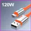 Cáp USB C USB A sang USB C Dây sạc nhanh Màn hình LED Cáp sạc USB 120W cho hầu hết các điện thoại thông minh Máy tính bảng lyuvn