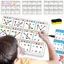 Thẻ đào tạo bút có thể xóa được BEABOUT, Thẻ liên kết đào tạo chú ý nhận dạng màu sắc, Thẻ theo dõi trực quan có thể xóa được có thể tái sử dụng Học tập cho trẻ em