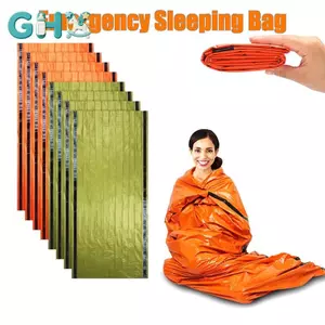 Túi Ngủ Khẩn Cấp GHX Siêu Chống Thấm Nước Mylar Giữ Nhiệt Nhẹ Sinh Tồn Túi Ngủ Giữ Ấm Cho Cắm Trại Đi Bộ Đường Dài VN