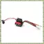 1060 60A Bộ điều khiển tốc độ ESC chải chống nước Phanh trước và phanh lùi với 6V / 3A BEC cho phụ tùng xe RC 1 / 10