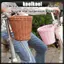 Kool Kids Bike Basket Trang trí phía trước Xe tay ga trẻ em Lưu trữ phía trước Giỏ Panniers