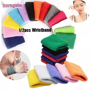 BORAGETE 1 / 2 Chiếc Tay Tennis Bóng Chuyền Chất Lượng Cao Bóng Rổ Nẹp Quấn Vệ Binh Tập Gym Mồ Hôi Dây Đeo Tay