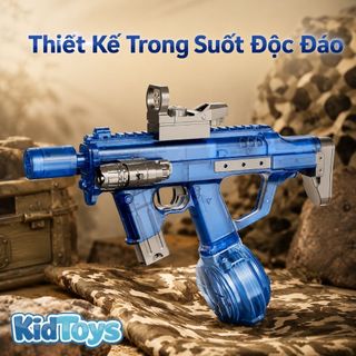 Đồ Chơi Phun Nước Điện MK3 Hot Có Đèn LED KidToys - Pin Sạc Tiện Lợi Cho Bé Chơi Hè Ngoài Trời