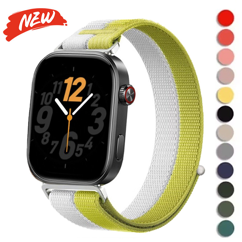 Dây đeo vòng thun Nylon cho Redmi Watch 4 5 6 dây đeo thoáng khí dệt cho vòng đeo tay Mi Band 10Pro 8Pro 9Pro