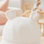 Mũ chống nắng cho bé BRABRAA, Mũ chống nắng Cotton Panama 3-12M Muslin, Mũ trẻ sơ sinh mềm Mũ trẻ em có tai Mũ xô sơ sinh có thể điều chỉnh Chơi ngoài trời