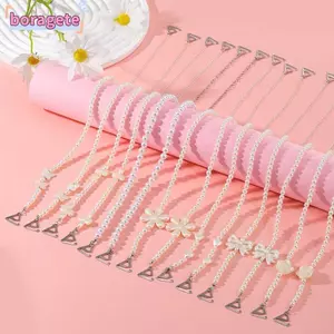 Dây đeo đồ lót BORAGETE, Dây đeo áo ngực nơ thay thế, Dây đeo vai có thể điều chỉnh có thể tháo rời dành cho nữ