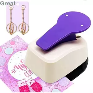 TUYỆT VỜI Trẻ Em Lỗ Punch Nhựa Chất Lượng Cao Thêu Sò Giấy Punch