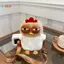 < Honeyba > Dây đeo sang trọng có thể điều chỉnh Túi hoạt hình Chien Ví dành cho nữ Túi đeo vai Fluffy Hen Túi xách cho bữa tiệc du lịch Đẹp