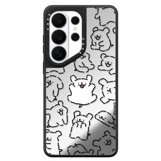 Từ Nàng Tiên Cá Đuôi Dòng Gương Chó Cứng Phone Case Cho Samsung Galaxy S26 25 24 23 UItra S26 25 24 23 Plus Vỏ Bảo Vệ Chống Sốc