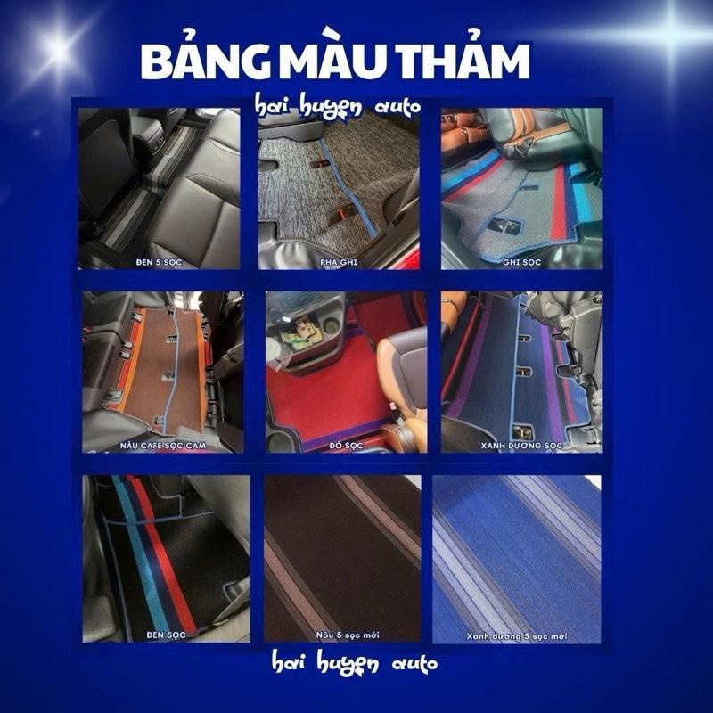 [Xe tải Hino] Bộ thảm lót sàn cước cho xe tải Hino cắt sẵn và may bo viền chống nước, chống trơn trượt, Nội thất ô tô