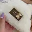 AqToCna Nữ Màu Trơn Dệt Kim Tai Gấu Dễ Thương Mũ Len Sang Trọng Gấu Nhỏ Mũ Len Nhãn Kim Loại Dệt Kim Sang Trọng Thiện Tai Bảo Vệ Mũ AqToCna