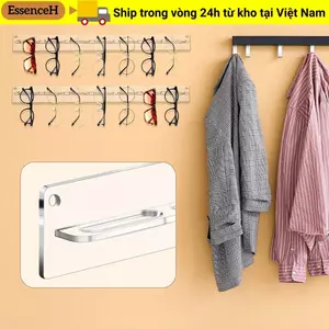Dụng cụ sắp xếp kính râm ESSENCEH, Giá đỡ kính treo tường Acrylic, Kính râm gọng kính trong suốt