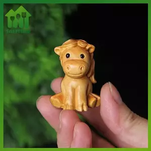 SWEET 1 / 2 Chiếc Dễ Thương Handmade Gỗ Ngựa Trang Trí 2026 Năm Mới Cung Hoàng Đạo Ngựa Tượng Hình Hoàn Hảo Cho Trang Trí Nhà Và Như Một Món Quà n