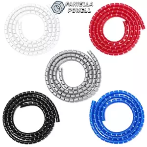 FANIELLAPOWELL Xoắn Ốc Dây Tổ Chức Ống Cuộn Dây Cáp Chống Cháy Dây Sắp Xếp