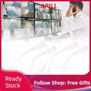 Apill ZJchao POE Bộ Chia Bộ Chia Cáp 2 Bộ 1 đến 2 Camera Quan Sát Truyền Video Chống Mưa Kim Phun