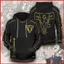 GC1 Anime Đen Cỏ Ba Lá Áo Dài Tay Áo Chui Đầu Áo Rời Áo Unisex Hoody 3D In GC1