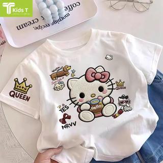 COD✅ (Hồ Chí Minh)Kids T Mall Áo phông tay ngắn In hình hoạt hình Áo Kiểu rộng và ấn tượng Trẻ em thời trang #VN148