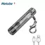 Đèn pin móc khóa METUBE, Đèn pin COB LED Mini siêu sáng, Di động với đèn đỏ & xanh USB Đèn làm việc có thể sạc lại Tìm kiếm đi bộ đường dài