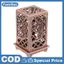 Hợp Kim Lư Hương Giá Đỡ Vuông Dọc Lư Hương Trong Nhà Hương Liệu Nhà Trang Trí Trung Quốc Hương Đốt