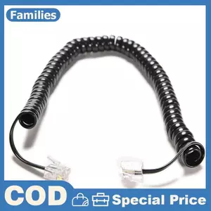 6.5FT Điện thoại cầm tay Dây nối dài điện thoại Dây cuộn xoăn Dây cáp