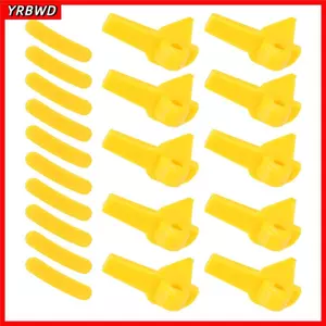 YRBWD 20 Chiếc Đầu Tháo Lốp, Thay Thế Chống Va Đập Chèn Vành Bảo Vệ, Chuyên Nghiệp Bền ABS Đa Năng Gắn Đầu Vịt Adapter Dịch Vụ Lốp