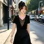 Pháp Cổ Cọc Nóng Khâu Kim Cương Áo Thun Slim-fit Ôm Hơn Nhìn Mùa Hè Thời Trang Cao Cấp Phong Cách Mới Khâu Thời Trang Tay Ngắn