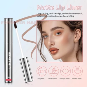 Peel-Off Matte Velvet Lip Liner Bút Lâu Dài Chống Dính Cốc Lip Liner Quà Tặng Cho Bé Gái Nữ Mẹ Bạn Gái