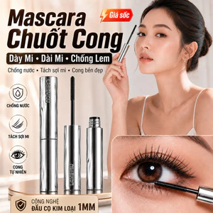 🔥Giá sốc🔥Dày mi bền đẹp Mascara chuốt cong | Không lem không trôi Mascara chống nước | Dài mi vút cong Mascara mi dà