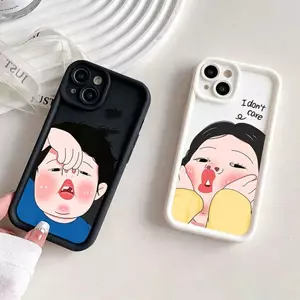 Funny Boy Girl Cặp Đôi Dành Cho Realme Note 80 C83 C85 Pro 15 14 13 12 11 Pro Plus 15T C75 C71 C53 C55 GT6 Vỏ Silicon Mềm INS