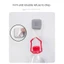 Cửa Silicon Hút Lỗ Không Đục Cửa Vệ Sinh Tay Nắm Cửa Phía Sau Tấm Chống Va Chạm Cửa Vệ Sinh Chặn Cửa Thiết Bị Cửa Hút Tường