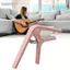 Guansfs Capo Đàn Guitar Đa Năng TG-01 Có Chấm Chống Trơn Trượt - Kẹp Kẹp Nhẹ Chuyên Nghiệp Không Buzz Cho Đàn Ukulele Acoustic & Điện Màu Đen