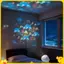 Đèn chiếu đại dương LED USB Xoay 360 độ Đèn ngủ năng động đầy màu sắc cho phòng ngủ Trang trí Giáng sinh