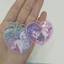 Anime Trò Chơi NEEDY GIRL OVERDOSE Mưa Ame KAnge Cosplay Móc Khóa Acrylic Trái Tim Móc Khóa Mặt Dây Chuyền Cặp Đôi Túi Phụ Kiện Chìa Khóa