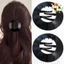 1-4 Kẹp Tóc Hình Tròn Phẳng - Dành Cho Nữ Bé Gái Mặc Hàng Ngày - Đơn Giản, Đa Năng, Y2K - Kẹp Tóc Đầu Lưng Linh Hoạt - Phụ Kiện Tóc / Giao Hàng Miễn Phí