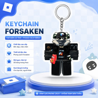 Ganci / Gnatungan Kunci Akrilik ROBLOX FORSAKEN MLG CHANCE SKIN - 1