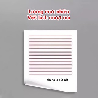 Bút Bi Combo 20 Bút Ngòi 0.5mm Không Lem Viết Mượt Mực Đen/Xanh/Đỏ Nước Học Sinh Văn Phòng
