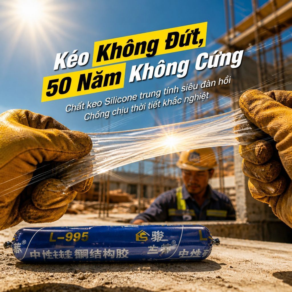 ⚡Ship Nhanh⚡Keo chống nứt chống thấm 50 năm|Keo cấu trúc siêu dính đa năng|Keo kính 995 độ nhớt cao trung tính silicone