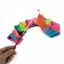 Ruy băng thể dục dụng cụ DARON, Cần uốn lượn Điệu múa ba lê Streamer, Thiết bị thể thao Chuyên nghiệp Màu sắc chuyển màu sắc Chuyển màu sắc Đạo cụ biểu diễn ruy băng khiêu vũ