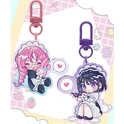Alien stage Mizi and Sua Acrylic keychain