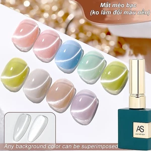 Sơn gel Mắt mèo ánh bạc không làm thay đồi màu nền (JSM B)