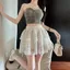 Milyfashion Ren Ren Váy Bánh Ngọt Váy Ngắn Phù Hợp Với Chấm Bi In Phong Cách Mới Y2K Phong Cách Ba Lê