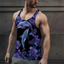 Áo ba lỗ in hình cá heo Kawaii 3D mới dành cho nam mùa hè Áo Vest hoạt hình thông thường, Áo thun Unisex