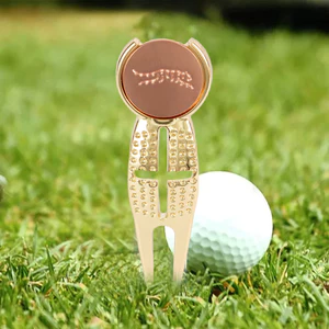 GOLF Green Fork Phong cách mới Đồ dùng GOLF Sửa chữa kim loại di động có đánh dấu từ tính